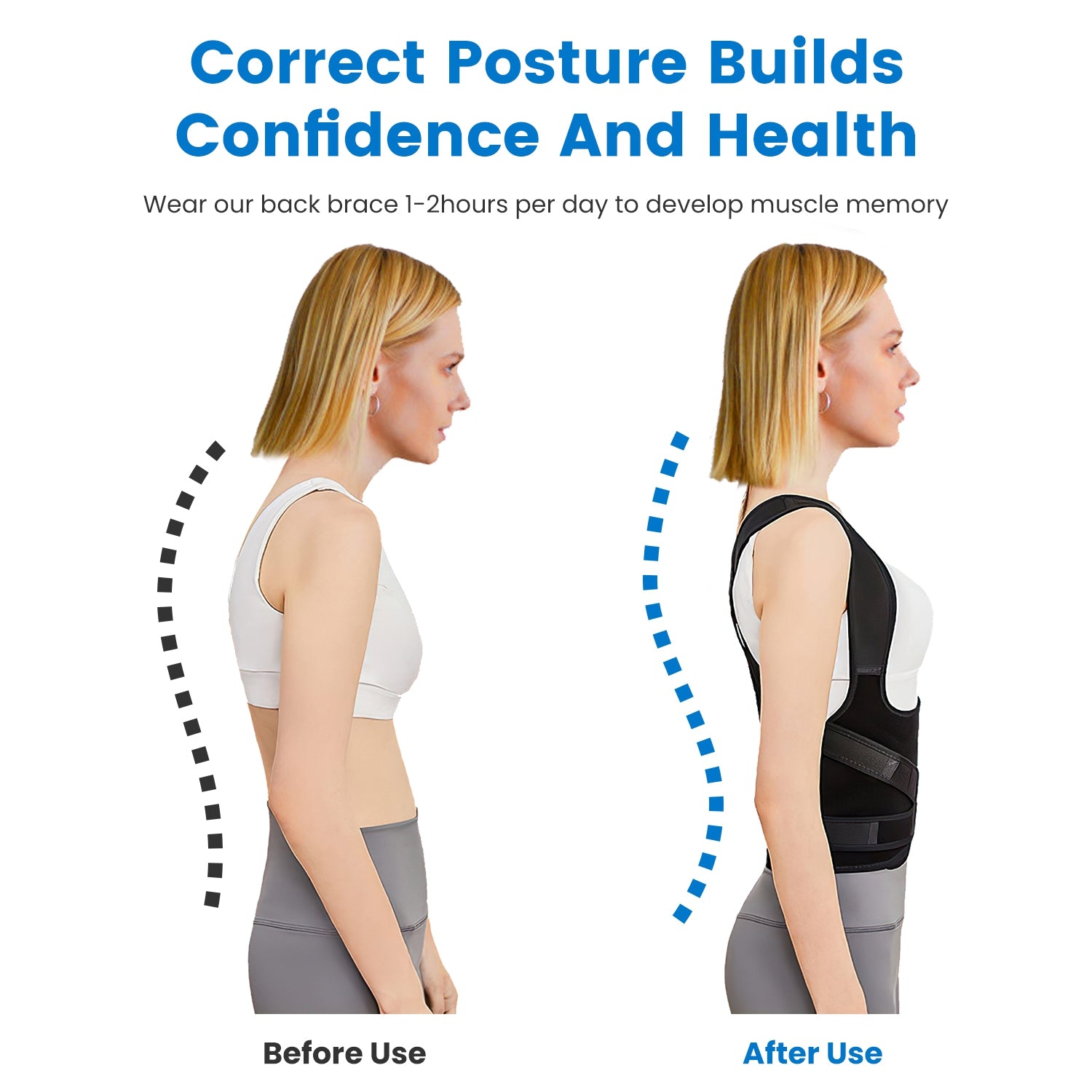 Orthopedic Posture Corrector for Everyday Back Support