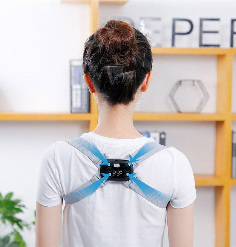 Smart Posture Corrector with Slouch Reminder for Adults & Kids
