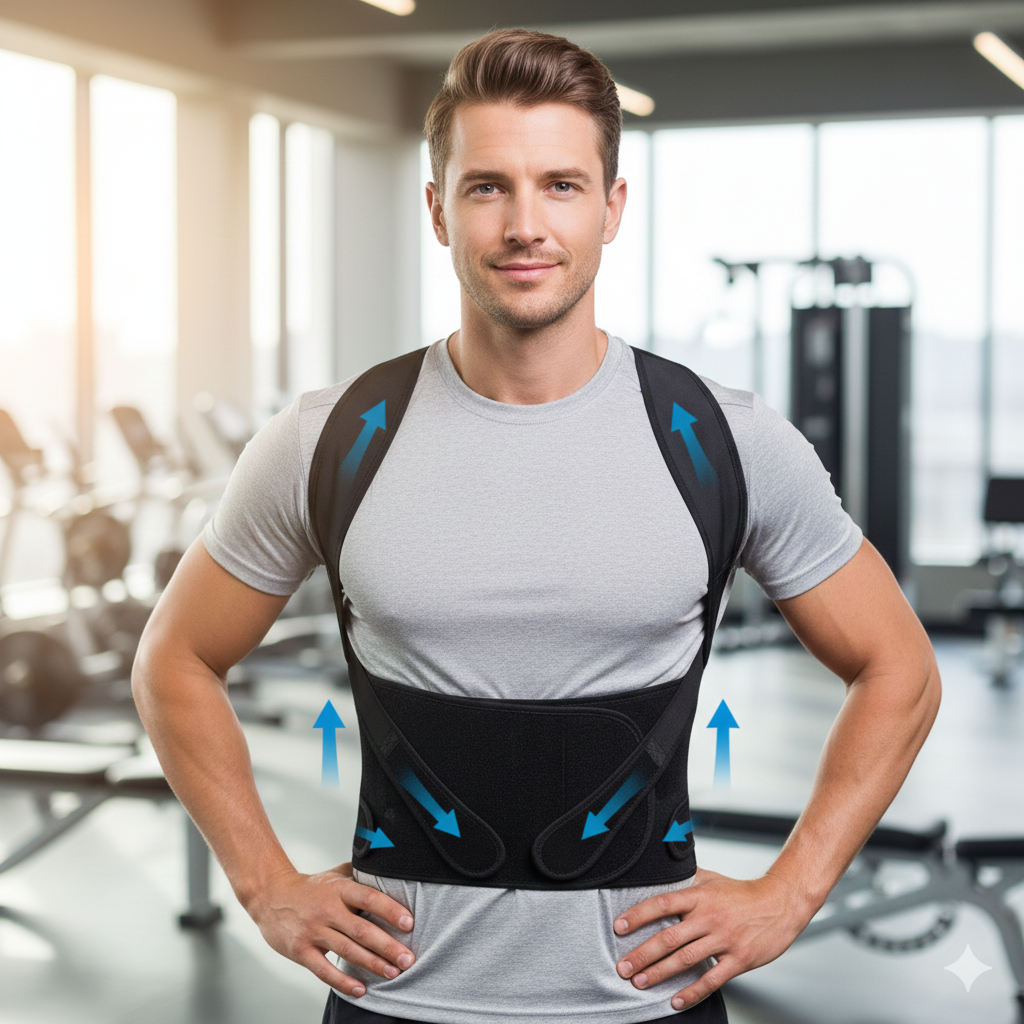Orthopedic Posture Corrector for Everyday Back Support