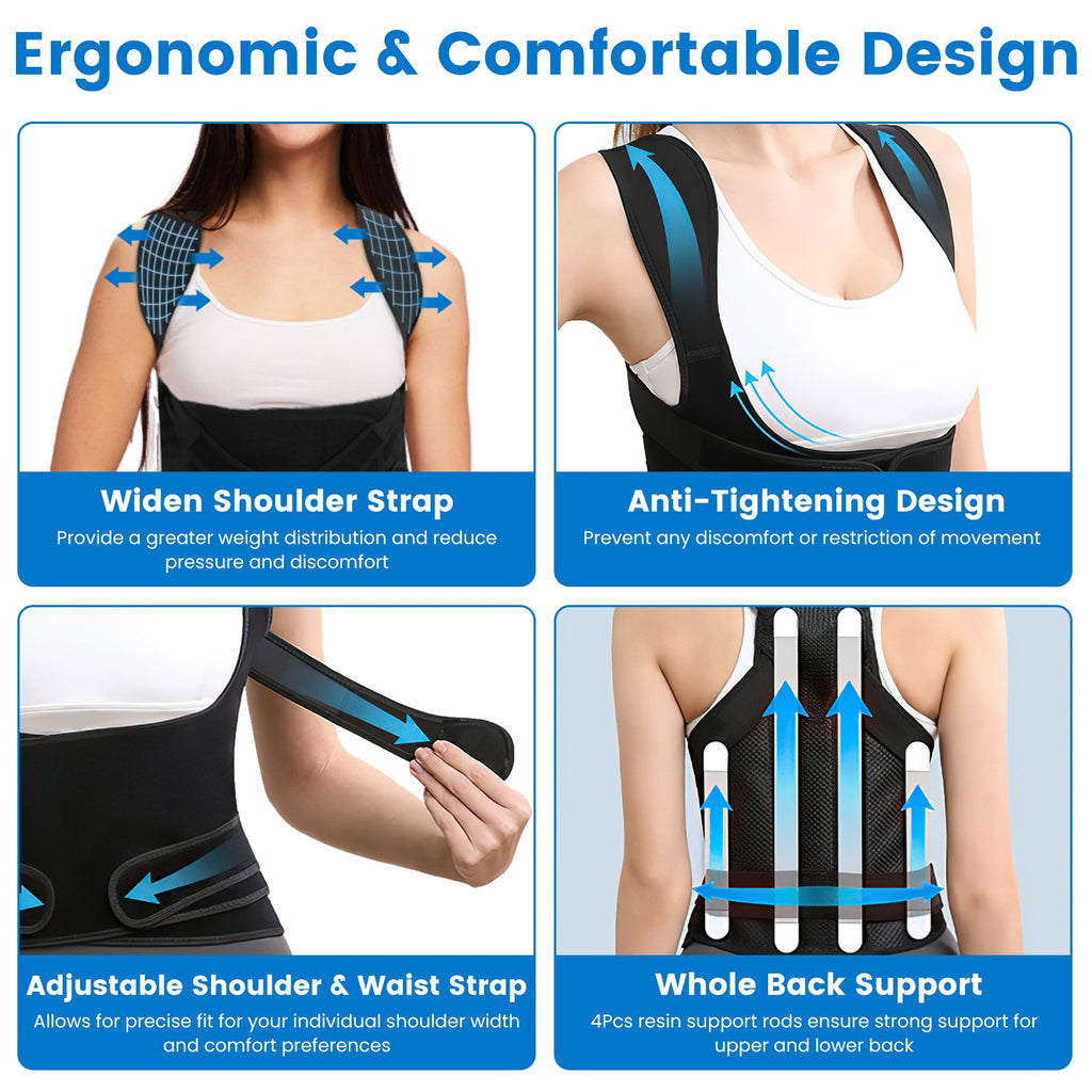Orthopedic Posture Corrector for Everyday Back Support